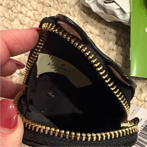 Kate Spade Black and Gold Mini Pouch - Picture 3 of 5